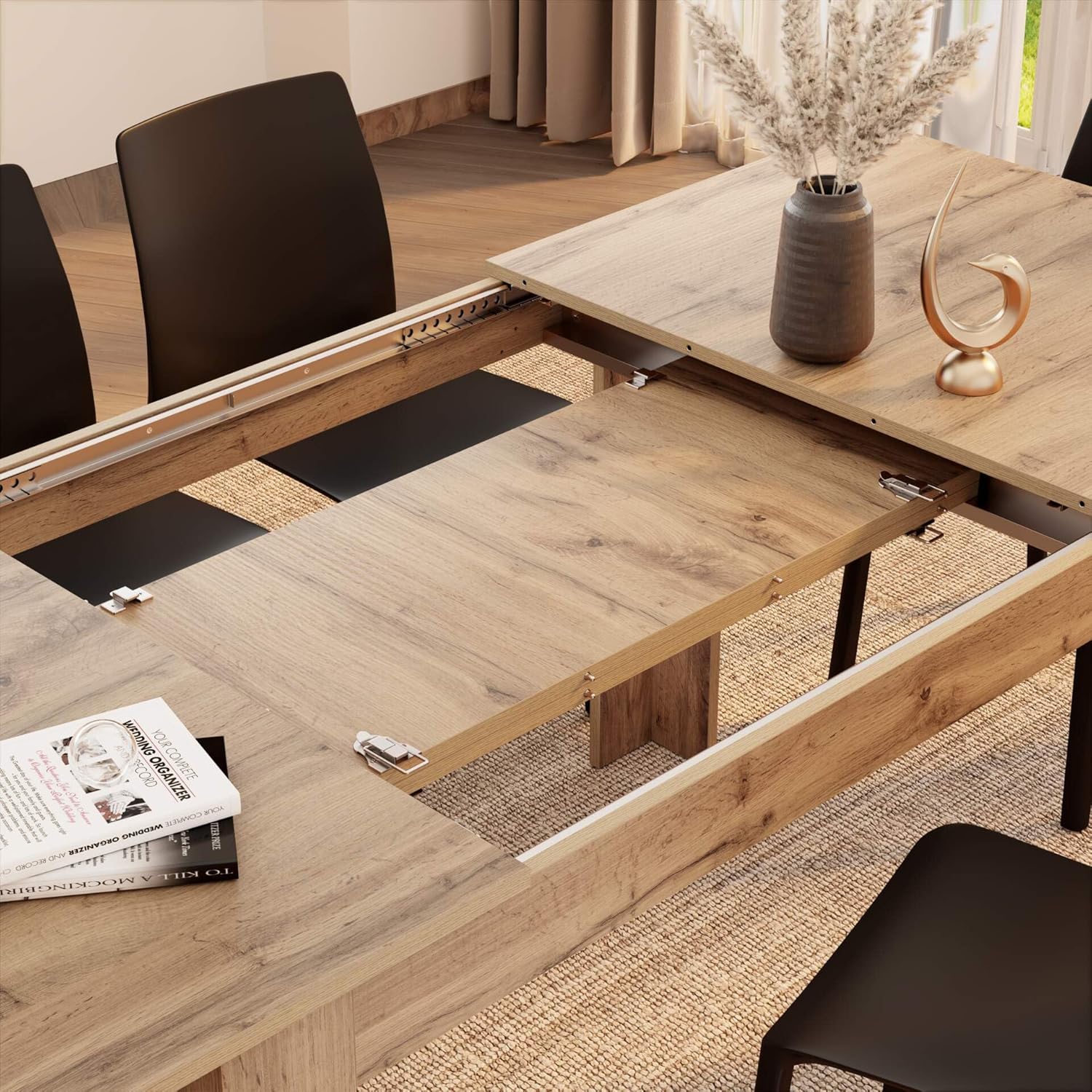 Mobili Fiver Extendable Dining Table - Tables luxury furniture for sale - Image 2